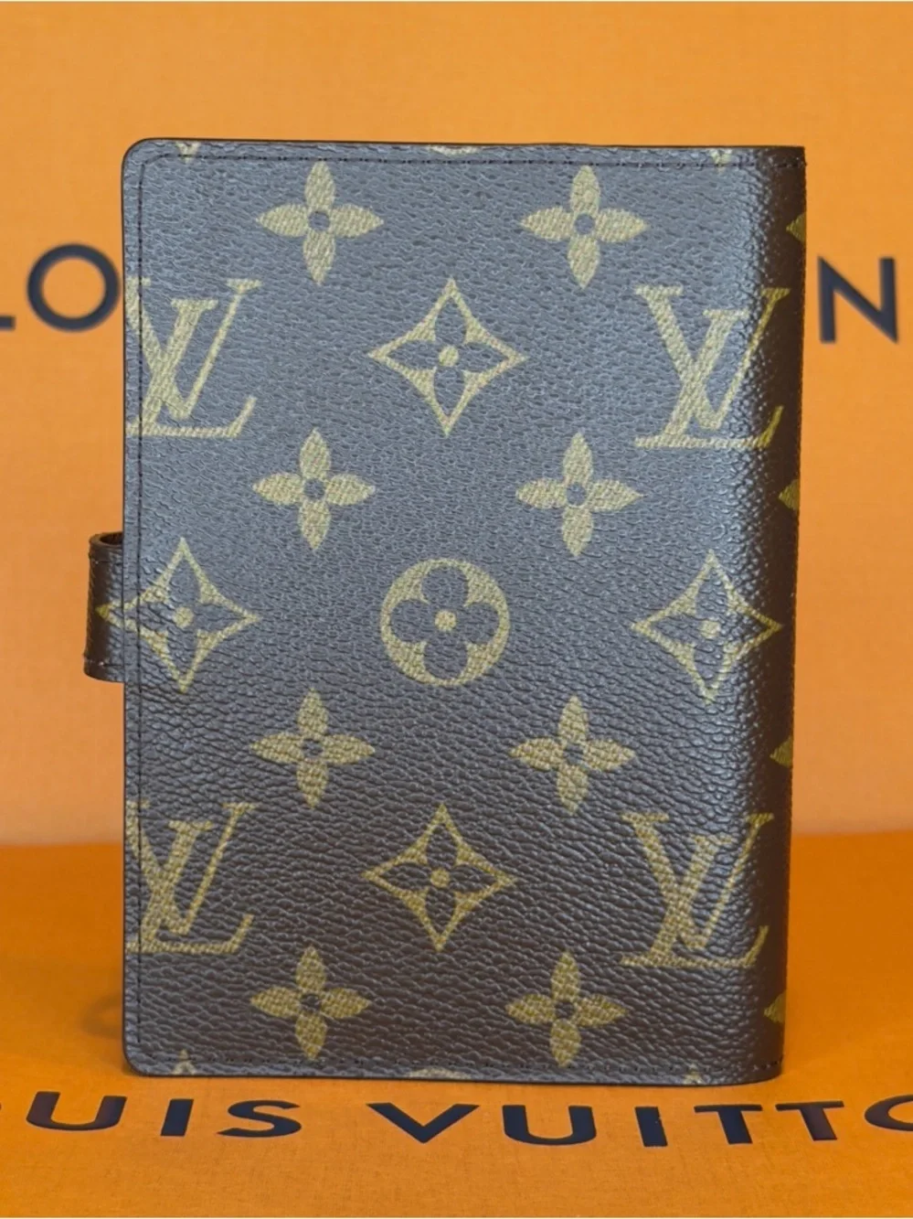 Louis Vuitton PM Agenda Brown Monogram Canvas Planner Organizer Notebook Cover